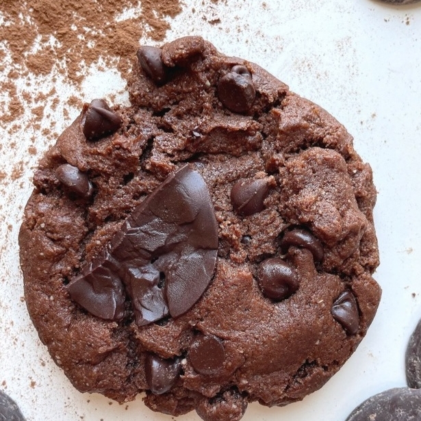 Double Dark Chocolate Cookie (Vegan & Gluten-Free)